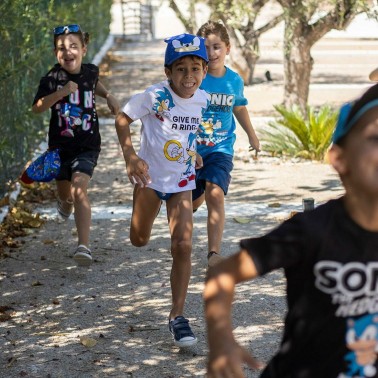 Maglia a Maniche Corte per Bambini Sonic Bianco