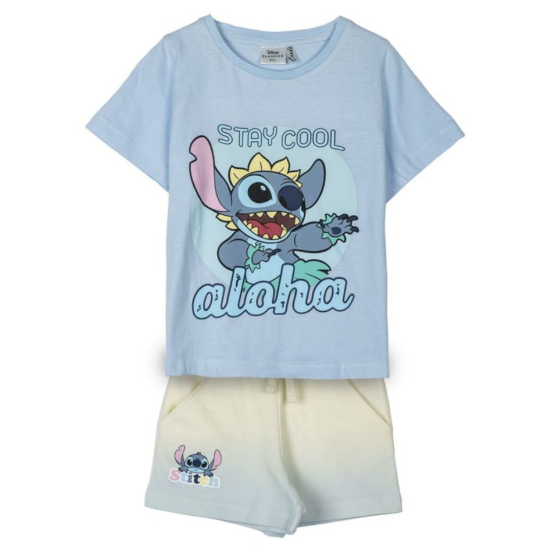 Pigiama Per bambini Stitch Azzurro Chiaro