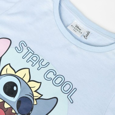 Pigiama Per bambini Stitch Azzurro Chiaro