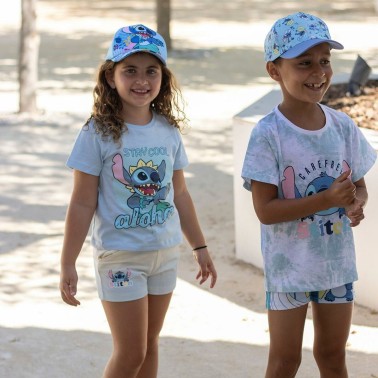 Pigiama Per bambini Stitch Azzurro Chiaro